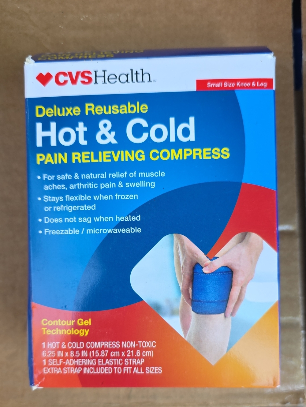 CVS Health Deluxe Reusable Hot & Cold Pain Relieving Compress - Blue